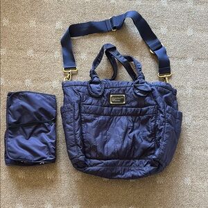 Marc Jacob’s diaper bag blue purple baby